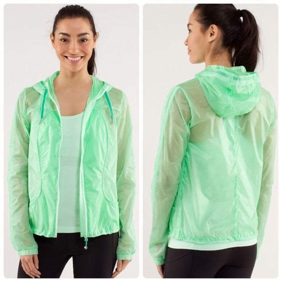 Lululemon Transparent See Jacket Green